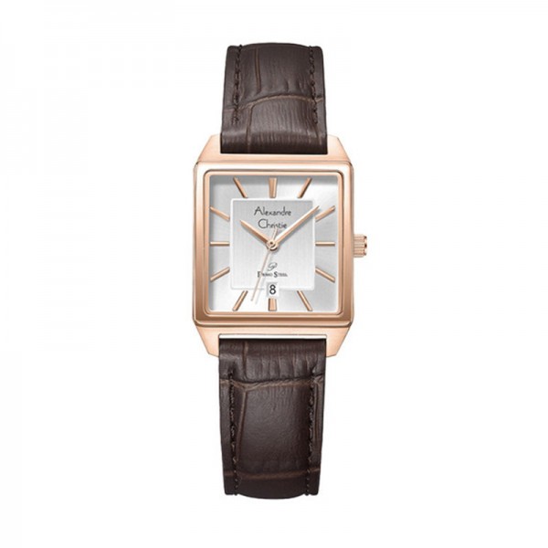 Alexandre Christie AC 1038 Rosegold White Lady Leather LDLRGSL